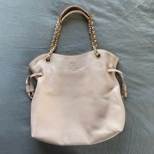 Tory Burch Thea Pale Pink Slouchy Tote - NEW